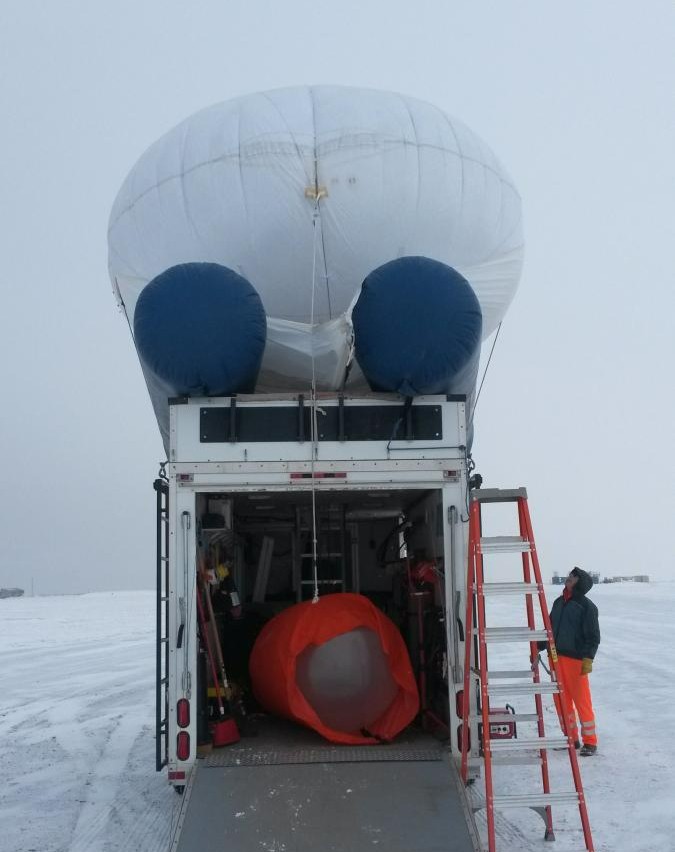 CUV Prueba del Aerostato Ártico del Laboratorio Sandia